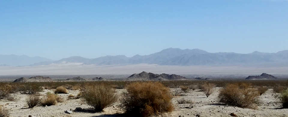 Looking north in Mojave Trails National Monument
