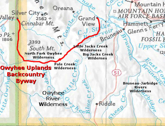 Owyhee Uplands Backcountry Byway Idaho Scenic Byways 2427