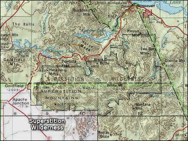 Superstition Wilderness  National Wilderness Areas in Arizona