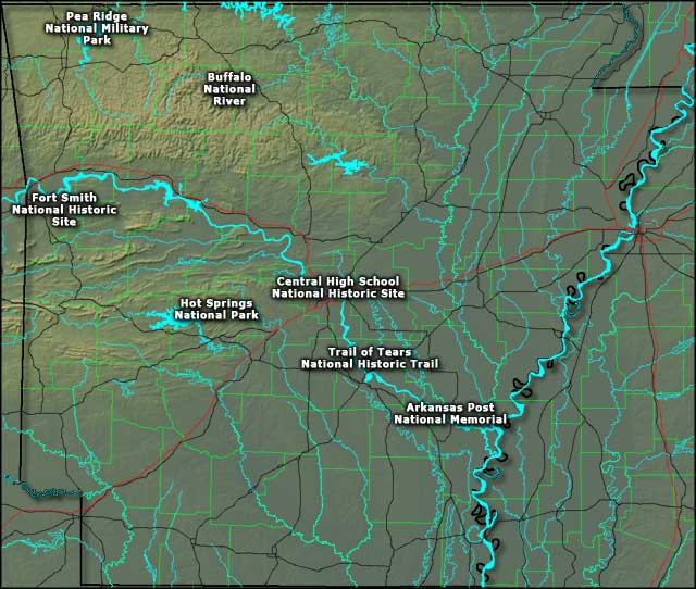 National Park Service Sites In Arkansas