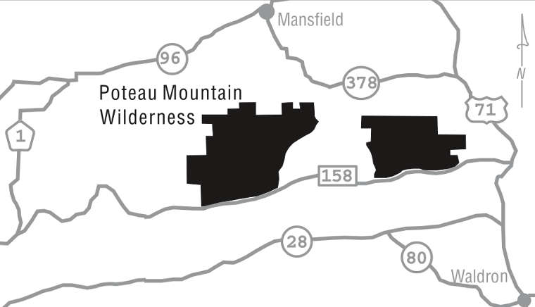 Poteau River Map