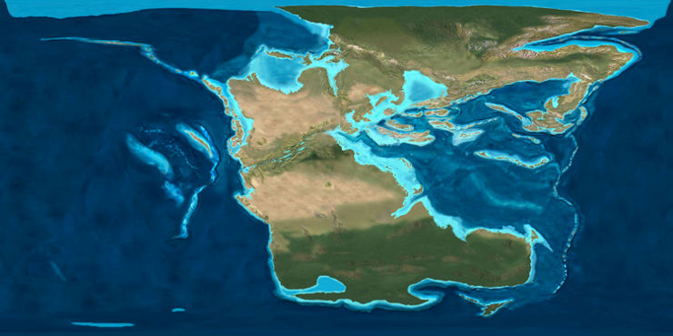 Earth Surface During Triassic Period