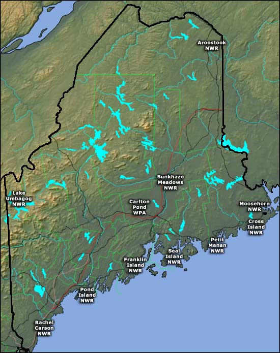 National Wildlife Refuges in Maine