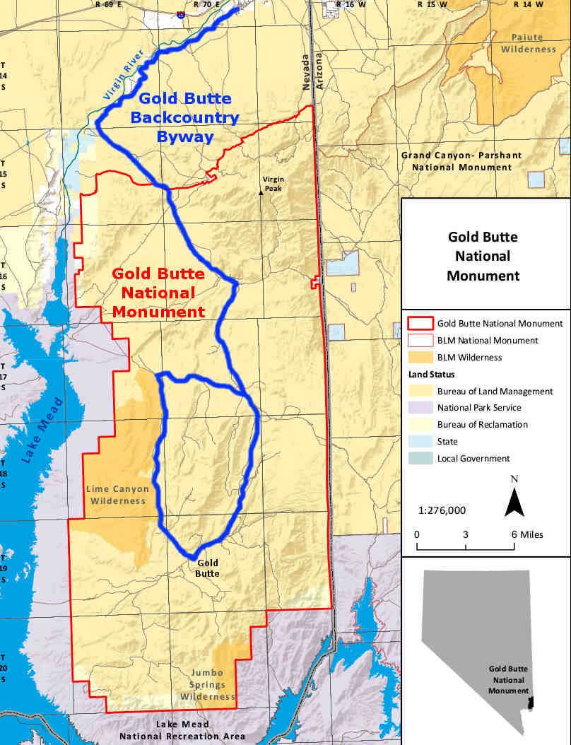 Gold Butte Backcountry Byway | The Sights and Sites of America