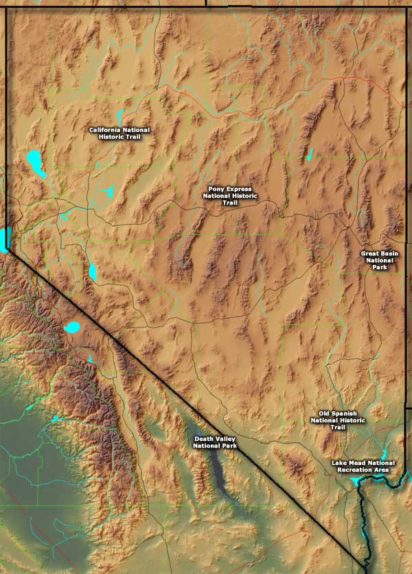 National Park Service Sites in Nevada