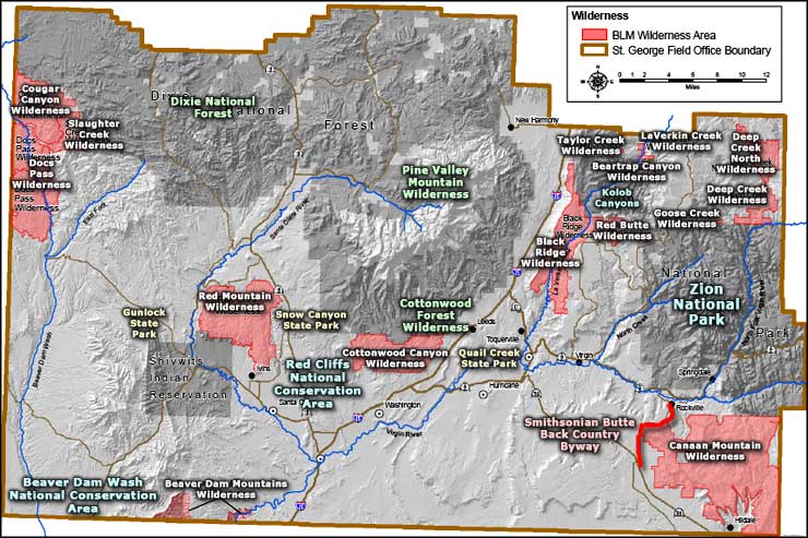 National Wilderness Areas in Utah  Utah National Wilderness Areas